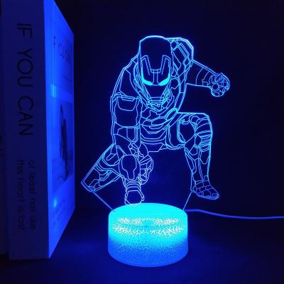 China Modern Hot Sale Amason Acrylic Luminous Smart Bed 3D Lamp Custom Anime&Comic Children Kids Gift for sale