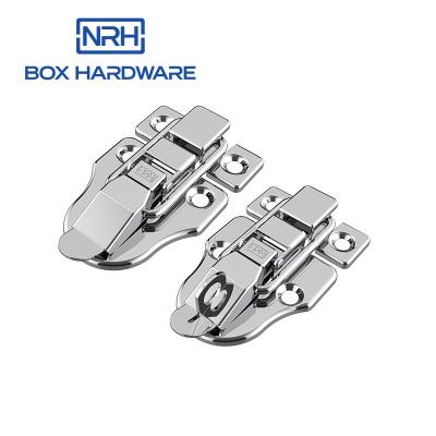 China All NRH 6420 Small Case And Box Jewelry Box Latch Toggle Buckle With Four Holes Metal Drawer Hardware for sale