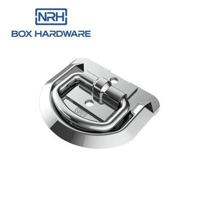 China Modern NRH 43-2 Series Cabinet Case Small Box Use Metal Handle In Round Treagle Design Square Puller for sale