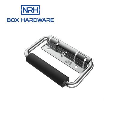 China NRH 42(2) Series Traditional Flight Case Industrial Box Cashier Cabinet Distribution Box Cabinet Folding Handle for sale