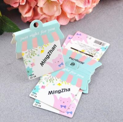 China UV Printing Packaging Header Cards Customized pattern With Hole for sale