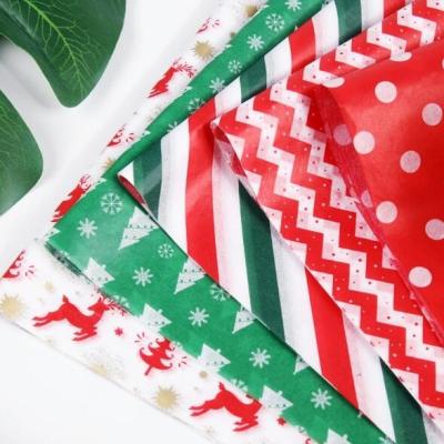 China Thin Translucent Tissue Wrapping Paper Rectangle Shape for Christmas Gift for sale