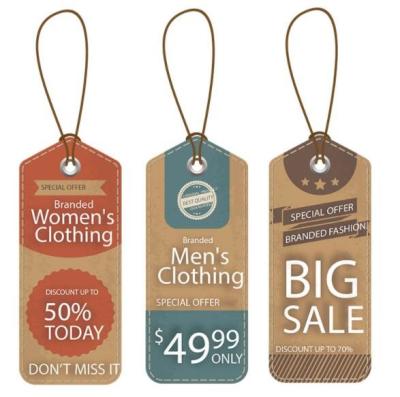 China OEM Kraft Paper Hang Tag for sale