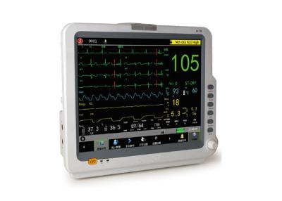 China 17'' Plug In Patient Vitals Monitor Multi Channel Waveform Nibp Spo2 Monitor for sale