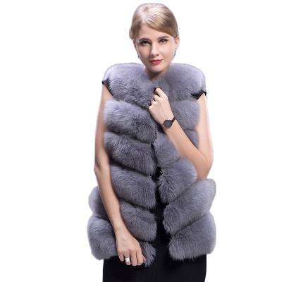 China Real Fox Fur Windproof Vest for sale