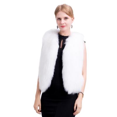 China Genuine Fur Women's Fox Fur Vest for sale