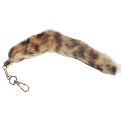 China Bag WWFur Pendant Fashion Real Fur Tail Key Chain for sale