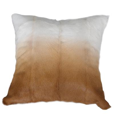 China Natural Anti-bacteria Real Fur Pillow Case Anti-bacteria Real Goat Kid Skin Fur Cushion Cover for sale