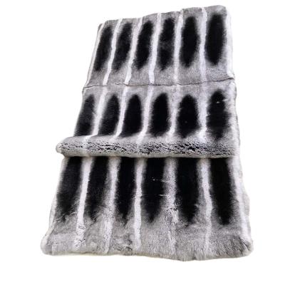 China High Quality Natural Fur Fur Animal Material Dyed Rex Rabbit Material For Garment Rex Rabbit Fur Plate Chinchilla Fur for sale