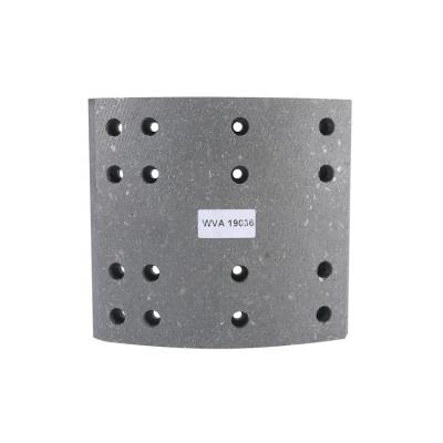 China York ror brake lining for trucks 19036/7 ROR for sale