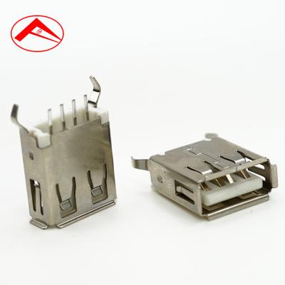 China audio & Mini Micro Video 180 Degree Vertical USB Connector Factory USB Jack Connector for sale