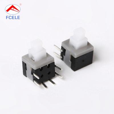 China Since the lock and without lock installation diameter 5.8MM right angle pin 6 push button switch I5 kan for sale