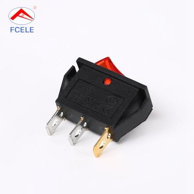 China Hot sales factory residential / general purpose waterproof 250vac 16a t100/55 6 pins rocker switch for sale