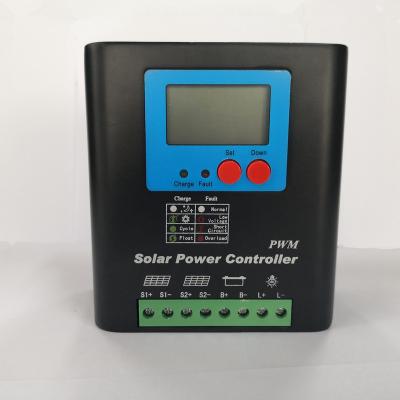 China Charger Controller 48V 30A 40A 50A 60A 80A LCD Display Off Grid Solar Home System PWM Solar Charge Controller for sale