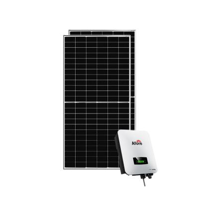 China Home Home Use Solar System Cost 20KW On-Grid 220V 380V400V Solar Panel System Kit MPPT Best Price For Houses for sale