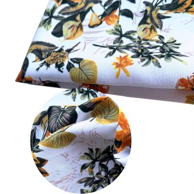 China Factory Wholesale Custom 200gsm Polyester Twill QUICK DRY Digital Printing Peach Skin Fabric For Swimwear for sale