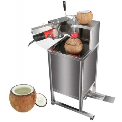 China Food Safety Bar Cold Beverage Dispenser Electric Coconut Opener Machine Coconut Opening Machine for Opening Coconut for sale