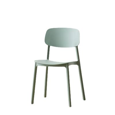 China 2022 Rustproof Colorful Modern Design Restaurant Kitchen Cafe Plastic Stackable Chair Dining Plastic Chair Furniture for sale