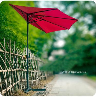 China Wholesale Direct Long Handle Side Wall Outdoor Garden Umbrella Balcony Patio Umbrella Factory Umbrella for sale