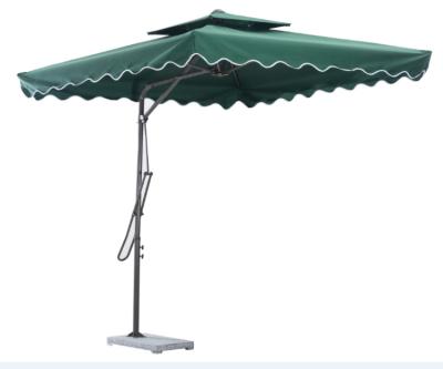 China Single Pillar Long Handle Outdoor One-sided Beach Side Courtyard Aluminum Alloy Umbrella Umbrella Sunshade Drop Shipping for sale