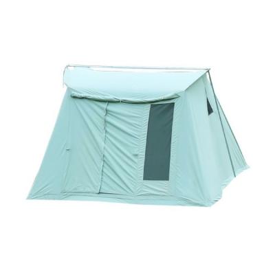 China Diagonal Tying Type Portable Tent Easy Assembled Vintage Spring Tent Outdoor Camping Rainproof Sunscreen Cotton Thickened Large for sale