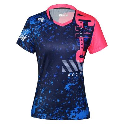 China New tennis clothes men's and women's training clothes printed quick-drying clothes badminton clothes personalized customization for sale