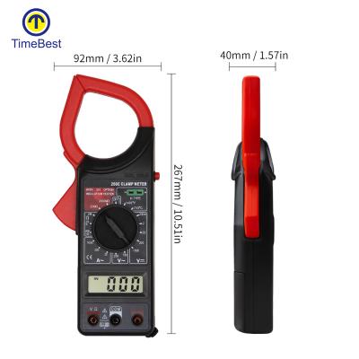 China Flame Retardant PC Super Digital Clamp Meter With Temperature Frequency Gauge for sale