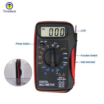 China Flame Retardant Voltmeter DC/AC Multimeter Resistance Ohm Resistance Voltage Multi Meter Tester Digital PC Electrical Instruments for sale