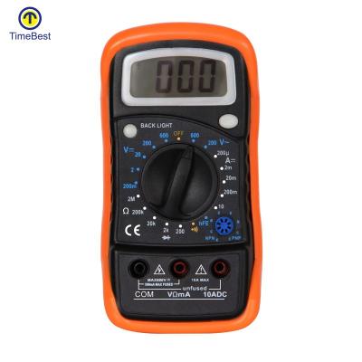 China Flame Retardant PC Backlight Digital Multimeter With Temperature Testing for sale