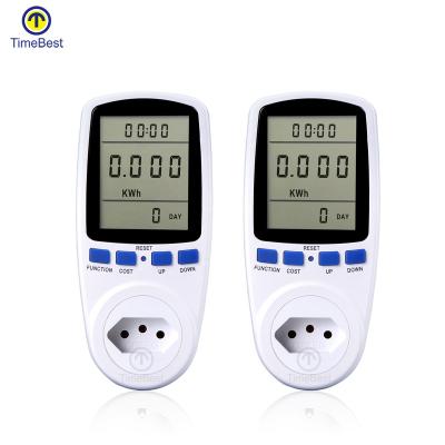 China Digital Power Electricity Meter Socket Energy Meter Watt Testing Voltage for sale