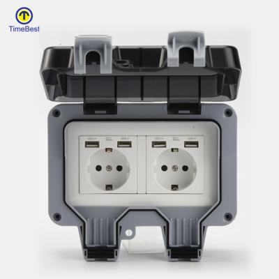 China Residential / Multipurpose Hot Sale German Outdoor Electrical Switch Water Outlet Plastic Shell for sale