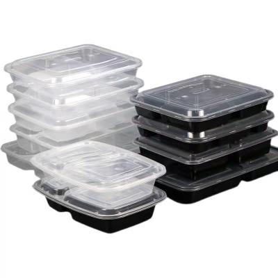 China Cheap Hot Selling Disposable Plastic Food Container PP Custom Take Out Box for sale