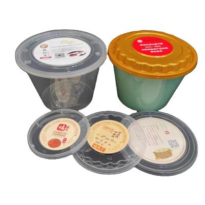 China PP Wholesale High Quality Customized Logo Salad Food Packaging Plastic Bowl for sale