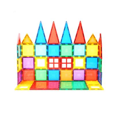 China Building Blocks Magnetic Building Tiles Plastic Building Toy 94 Pcs Builders Toy Shapes for sale