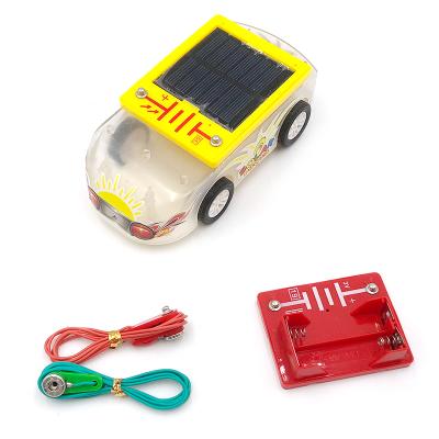 China DIY Car Toy Solar System Science Small Educational Solar Powered Car Electric Solar Toy Which Assemble By Child for sale