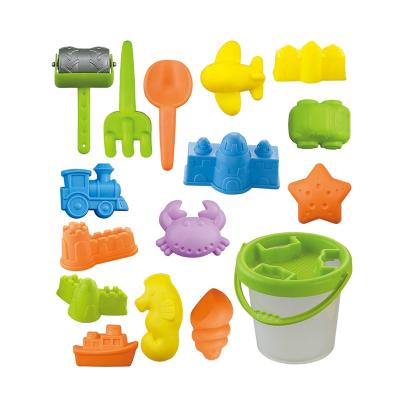 China Hot Summer Castle Kids Toys Sand Beach Plastic Bucket For Children Kids MJ1014282 for sale