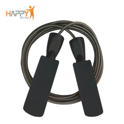 China Portable Home Gym Adjustable Steel Wire Jump Rope With Different Colors for sale