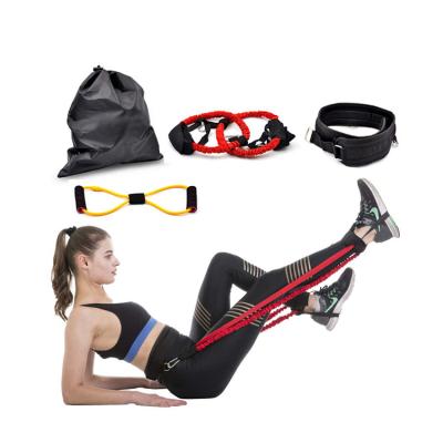 China Lightweight Natural Fitness Exercise 100% Latex Resistance Bands Set for sale