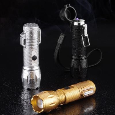 China Waterproof USB Rechargeable Plasma Lighter MLT191 Dual Arc Buzz Lighter Lighter for sale