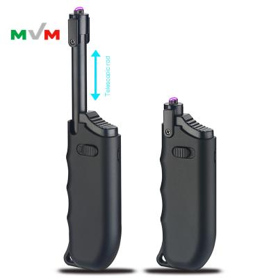 China 2022 Factory New Model MLT218 Folding Lighter Mini Single Arc Usb Charging Rechargeable Kitchen Lighter For BBQ Camping for sale