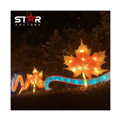 China Resin Durable Using Product Widely Popular Light Theme Park Maples Interactive Amusement Park Equipment for sale