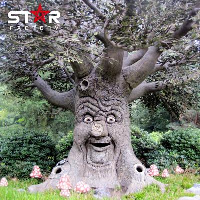 China Good Quality Attraction And Promotion New Arrivals Chance Park Artificial Talking Tree for sale