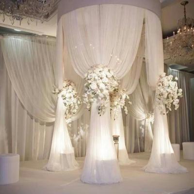 China Wholesale Modern / Luxury Gold Backdrop Sequin Wedding Curtain Drapes Holders Birthday Decoration for sale