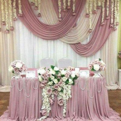 China Modern / Luxury Custom Wedding Curtain Backdrop Event Party Flowers Wedding Decoration for sale