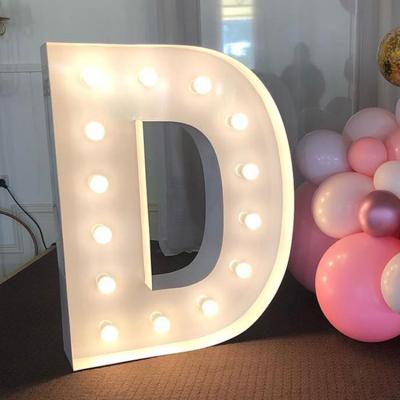 China Wedding letter with sign lights lowercase led bulb decoration for sale