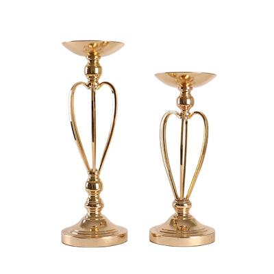 China Wedding Event Gold Table Candelabra Wedding Decoration Centerpieces for sale