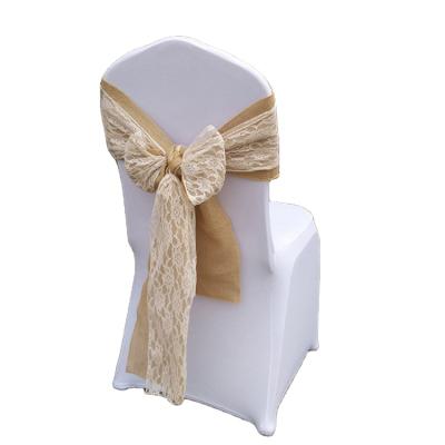 China Disposable Wedding Chiffon Chair Back Tie Drape Sash For Chiavari Chair for sale