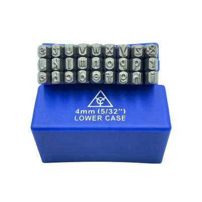 China CRV Lowercase 27pcs 4mm Alphabet Punch Set Letter Punch (6150) for sale