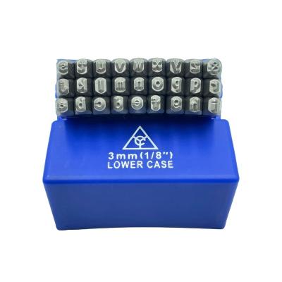 China CRV (6150) Maker Well Made Cr-v Material 3mm Alphabet Punch Lowercase Letter Punch (6150) for sale