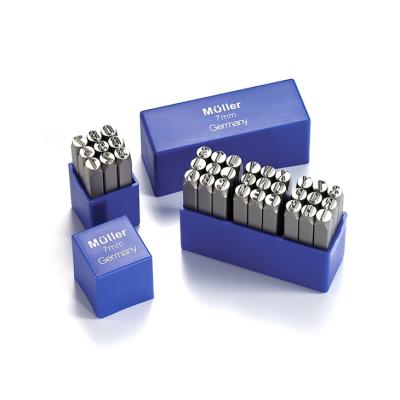 China Cr-v (6150) Good Quality 27pcs Letter Punch Stamp Set Steel Stamp Punch Set for sale